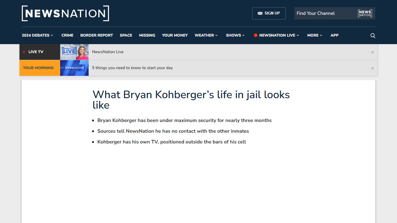 What Bryan Kohberger’s life in jail looks like - NewsNation