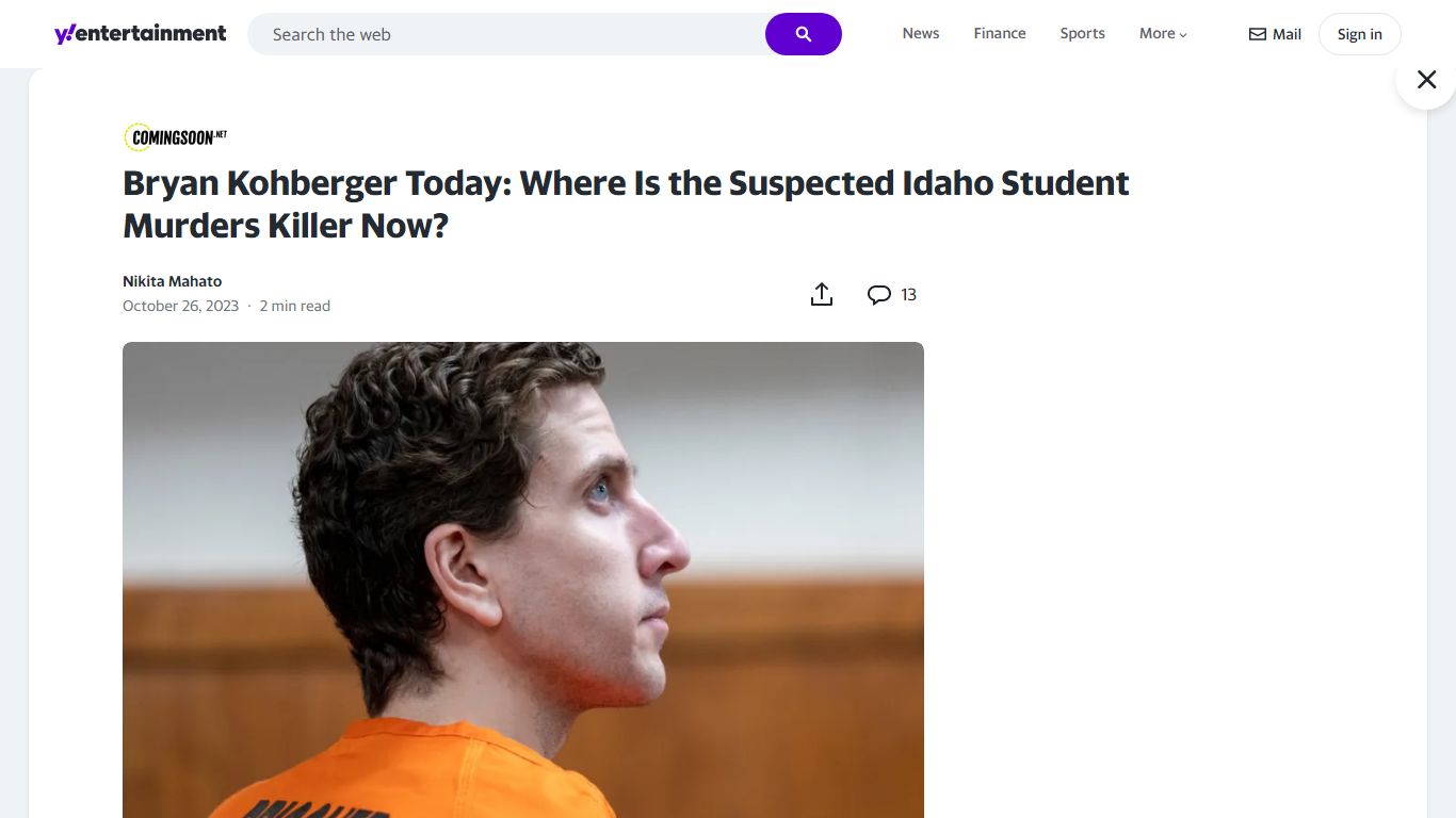 Bryan Kohberger Today: Where Is the Suspected Idaho Student Murders ...